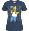 Женская футболка The Simpsons Homer Темно-синий фото