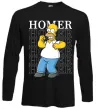 Лонгслив The Simpsons Homer Черный фото