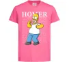 Детская футболка The Simpsons Homer Ярко-розовый фото