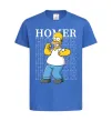 Детская футболка The Simpsons Homer Ярко-синий фото