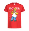 Детская футболка The Simpsons Homer Красный фото