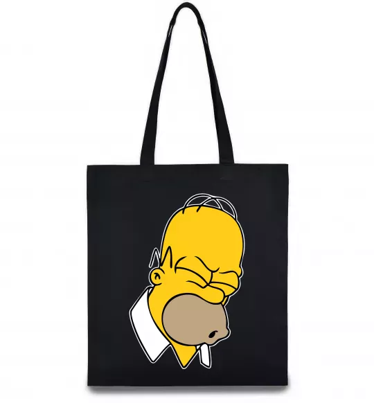Еко-сумка Гомер Сімпсон Doh Чорний фото