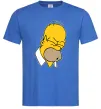 Чоловіча футболка Гомер Сімпсон Doh Яскраво-синій фото