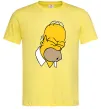 Чоловіча футболка Гомер Сімпсон Doh Лимонний фото