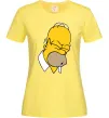 Женская футболка Гомер Сімпсон Doh Лимонный фото