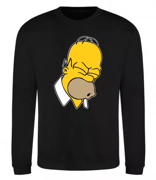 Свитшот Гомер Сімпсон Doh Черный фото