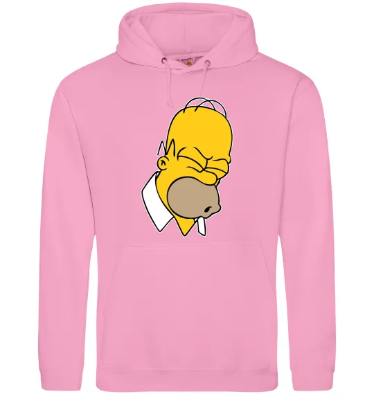 Мужская толстовка (худи) Гомер Сімпсон Doh Розовый фото