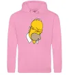 Мужская толстовка (худи) Гомер Сімпсон Doh Розовый фото