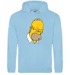 Мужская толстовка (худи) Гомер Сімпсон Doh Голубой фото