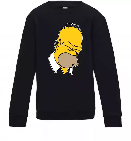 Детский Свитшот Гомер Сімпсон Doh Черный фото