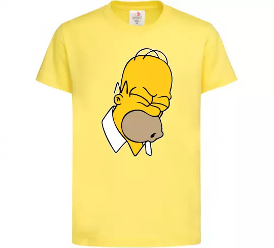 Детская футболка Гомер Сімпсон Doh Лимонный фото