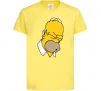 Детская футболка Гомер Сімпсон Doh Лимонный фото