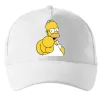 Кепка Гомер Сімпсон показує пальцем Белый фото