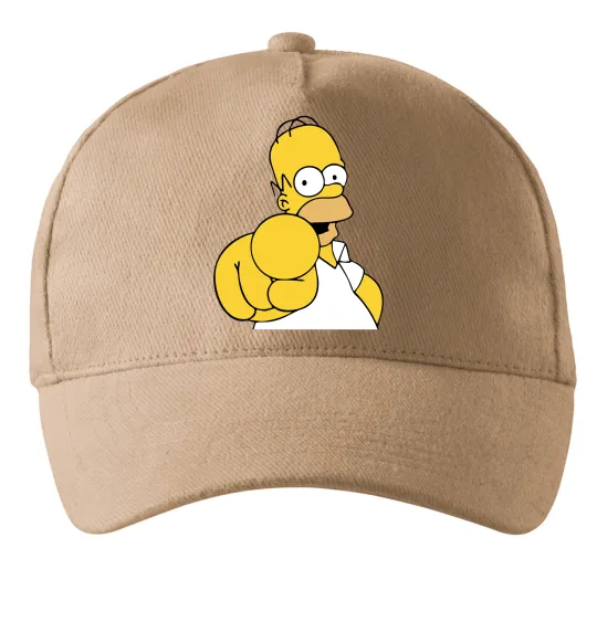Кепка Гомер Сімпсон показує пальцем Песочный фото