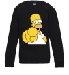 Дитячий світшот Гомер Сімпсон показує пальцем Чорний фото