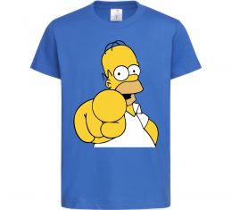 Дитяча футболка Гомер Сімпсон показує пальцем Дитяча футболка Гомер Сімпсон показує пальцем