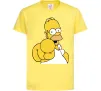 Детская футболка Гомер Сімпсон показує пальцем Лимонный фото