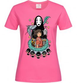 Женская футболка Віднесені примарами, колір - яскраво-рожевий, розмір - XL Женская футболка Віднесені примарами, колір - яскраво-рожевий, розмір - XL