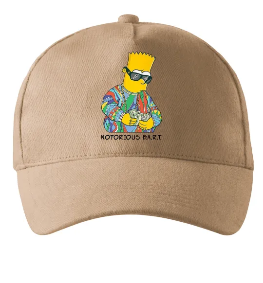 Кепка Notorious Bart Пісочний фото