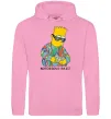 Жіноча толстовка (худі) Notorious Bart Рожевий фото