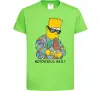 Дитяча футболка Notorious Bart Лаймовий фото