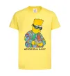 Детская футболка Notorious Bart Лимонный фото