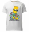 Мужская премиум футболка Notorious Bart Белый фото