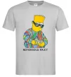 Чоловіча футболка Notorious Bart Сірий фото
