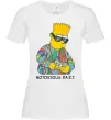 Женская футболка Notorious Bart Белый фото