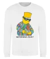 Світшот Notorious Bart Білий фото