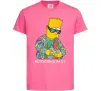 Дитяча футболка Notorious Bart Яскраво-рожевий фото