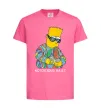 Детская футболка Notorious Bart Ярко-розовый фото