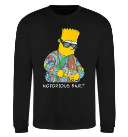 Світшот Notorious Bart Чорний фото