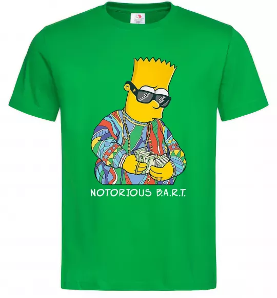 Чоловіча футболка Notorious Bart Зелений фото