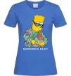 Женская футболка Notorious Bart Ярко-синий фото