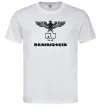 Чоловіча футболка Rammstein logo, колір - білий, розмір - М Білий фото