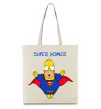 Эко-сумка Super Homer Бежевый Эко-сумка Super Homer Бежевый фото