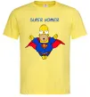 Мужская футболка Super Homer Лимонный фото