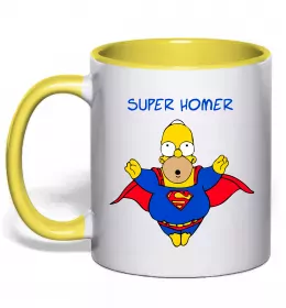 Чашка с цветной ручкой