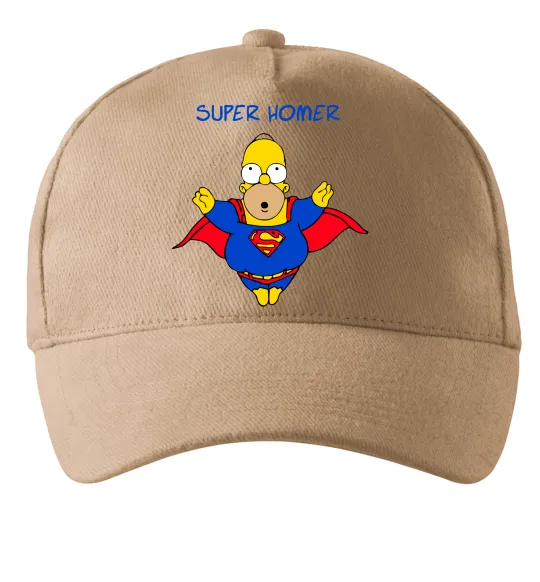 Кепка Super Homer Песочный фото