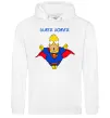 Жіноча толстовка (худі) Super Homer Білий Жіноча толстовка (худі) Super Homer Білий фото