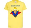 Дитяча футболка Super Homer Лимонний фото