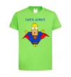 Дитяча футболка Super Homer Лаймовий фото
