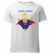 Чоловіча преміум футболка Super Homer Білий фото