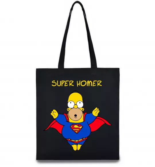 Эко-сумка Super Homer Черный фото