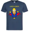 Мужская футболка Super Homer Темно-синий фото