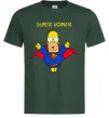 Мужская футболка Super Homer Темно-зеленый фото
