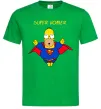 Мужская футболка Super Homer Зеленый фото