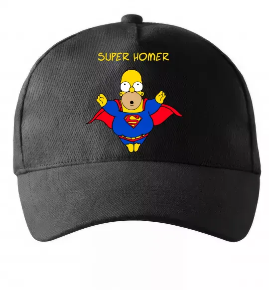 Кепка Super Homer Черный фото