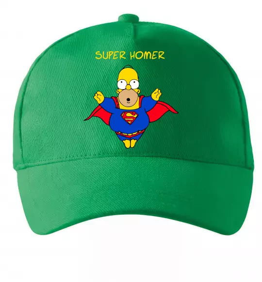 Кепка Super Homer Зеленый фото